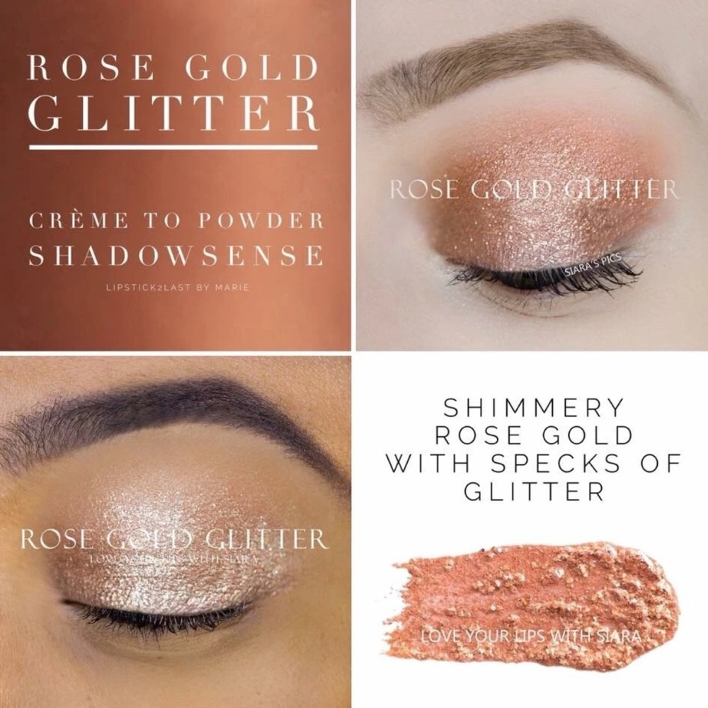 Rose Gold Glitter Eyeshadow